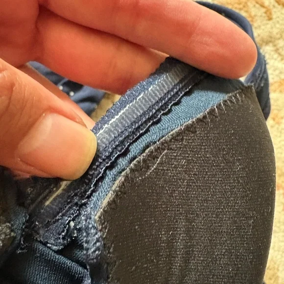 Seafolly Navy white dots retro style Swimsuit size 6 - Picture 11 of 16